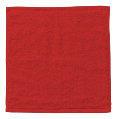 Frydom Pack 6pz Toalla Microfibra Absorbente Y Secado Rápido Rojo Lisa