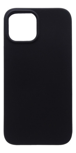 Carcasa Para iPhone 13 Mini Silicon Proteccion Camara Cofolk Color Negro