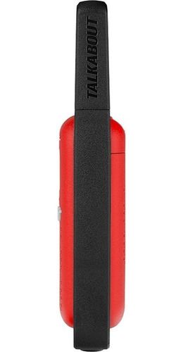 Comunicador de radio Motorola Talkabout T110br, 25 km, rojo y negro, 2 unidades