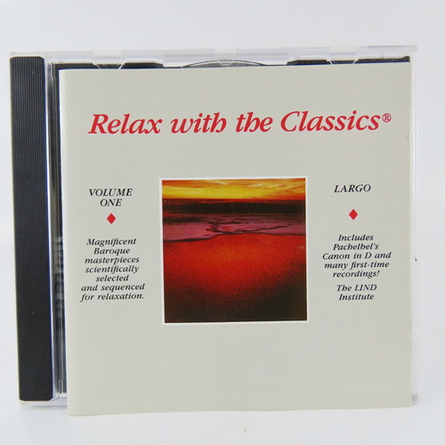 Cd 672 Relax With The Classics Volume One - Largo