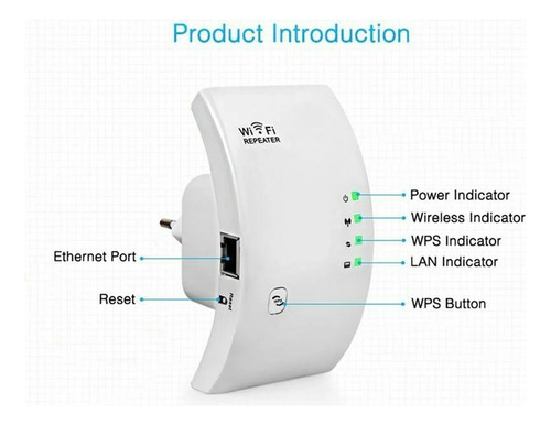 Repetidor Amplificador 300 Mbps Amplía Señal De Internet