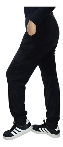 Pantalón Térmico Mujer Micro Polar Jogging Talles Amplios