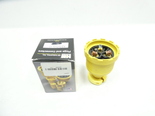 Kh Industries C650df Connector-flip Seal Yellow 2p 3w 50a Am
