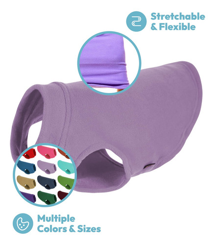 Suéter Para Perros Gooby, Chaleco De Forro Polar Elástico, C