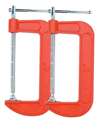 Prensa Carpintero Tipo G Nodular 6 Pulgadas 2pcs