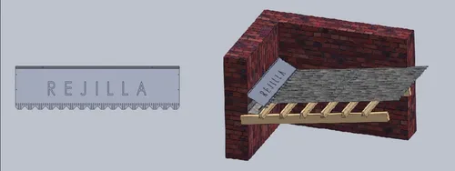Rejilla Anti Hojas Tapa Para Canaleta Interna 1200x300 Mm