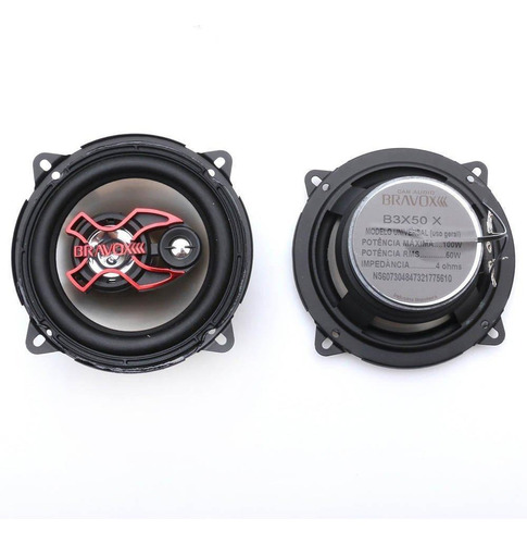 Alto Falante 5 Polegadas Bravox 50 Watts Rms - B3x50x (kit)