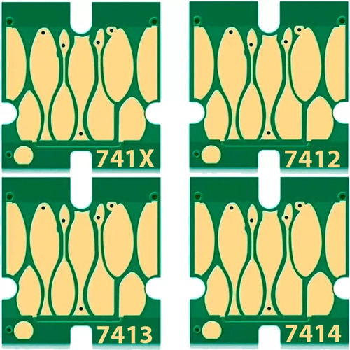 Kit Chip T741x T7412 T7413 T7414 - F6200 - F7200 - Plotter