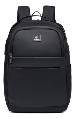 Mochila Executiva Resistente Moderna Primicia Urbana 20l Cor Preto Desenho Do Tecido Lisa