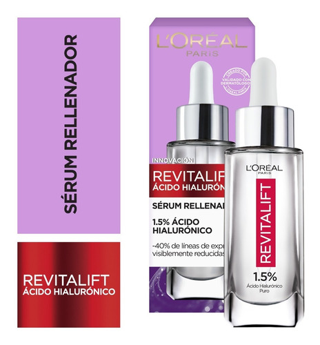 Serum Rellenador Revitalift  1,5% Ácido Hialurónico L'oréal 