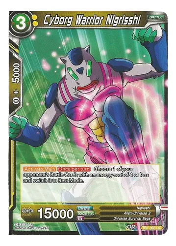 Cyborg Warrior Nigrisshi Tb1-093 Dragon Ball Super Tcg