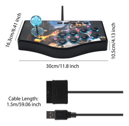 Nuevo Controlador Basculante De Juego Arcade Retro Joystick