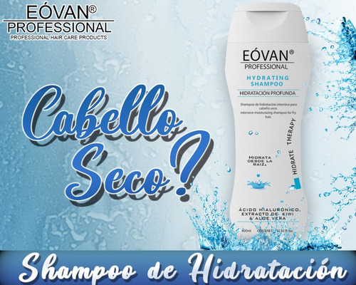 Shampoo De Hidratación Hydro Shampoo Eóvan 400 Ml