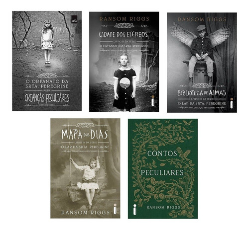 Kit Orfanato Srta Peregrine Crianças Peculiares (5 Livros) *