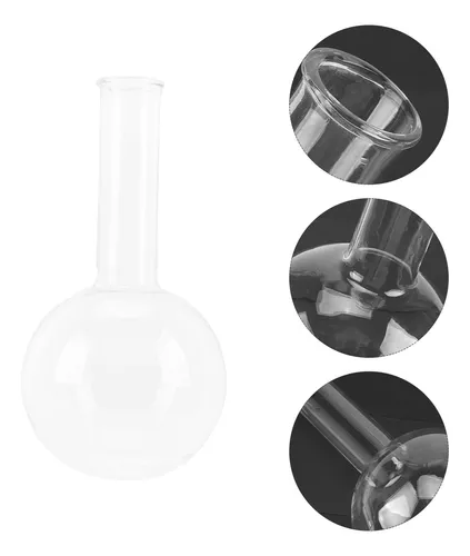 Frasco De Vidrio Borosilicato, Frasco De Fondo Redondo Para