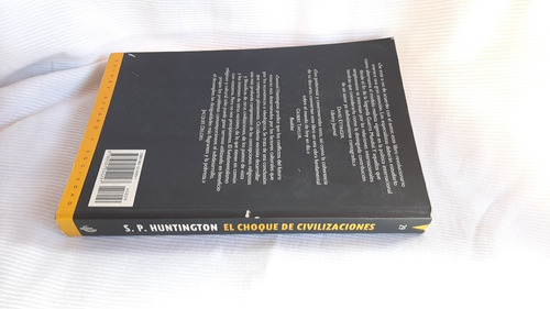 Imagen 9 de 9 de El Choque De Civilizaciones Samuel Huntington Paidos
