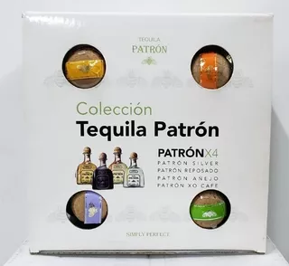 Tequila Patrón Edición Especial 4 Sabores En Estuche