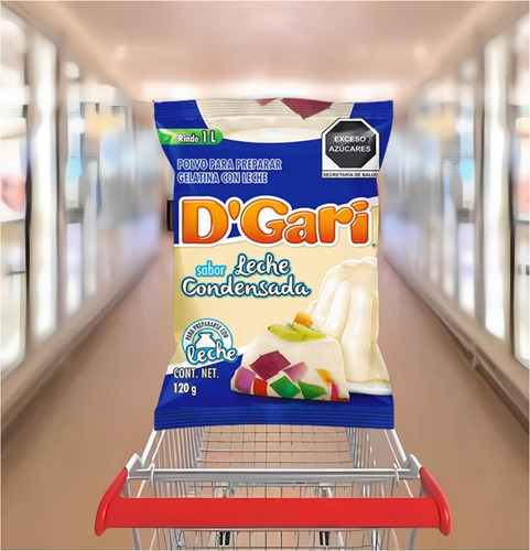 Dgari® 3 Gelatinas De Leche Sabor Leche Condensad 1litro Wow