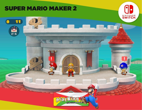 Imagen 2 de 10 de Super Mario Maker 2 Nintendo Switch Fisico Sellado Playking