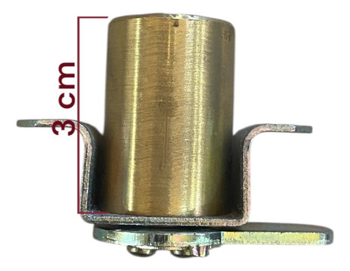 Cerradura De Arrimar Kallay Tipo Merle Con Cilindro Bronce Dorado