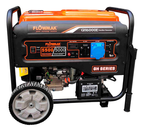 Generador 5kva 220v Gasolina Gh6000e Flowmak