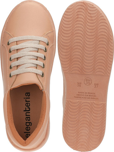 Tênis Feminino Sapatênis Casual Moda Flatform Eleganteria