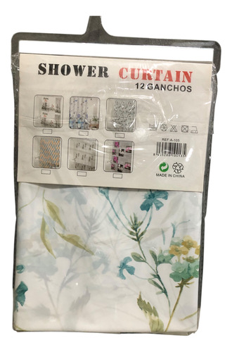 Cortina Para Baño Con Estampado (1 Pieza )