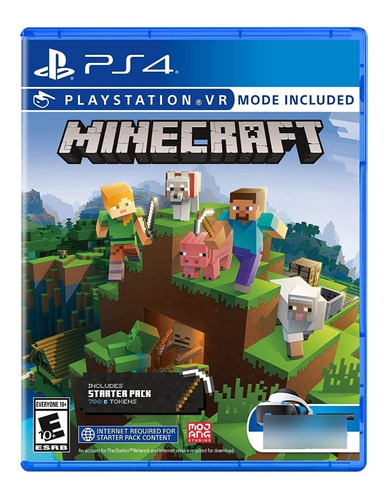 Minecraft Edicion Starter Collection Vr Incluida  Ps4 Fisico