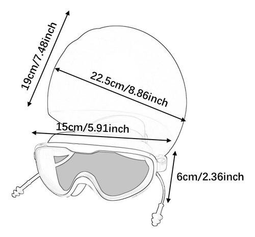 Gafas De Natación Y Gorra Con Tapones Para Los Oídos Para