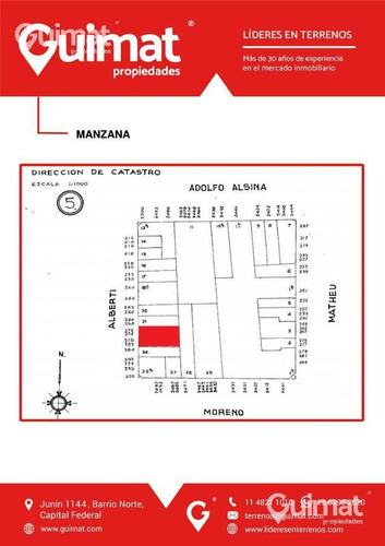 Imagen 9 de 11 de 14 Mts De Frente! - Terreno - Balvanera - Lideres En Terrenos - Guimat Propiedades