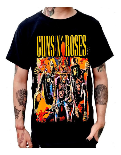 Playera Banda Guns And Roses 