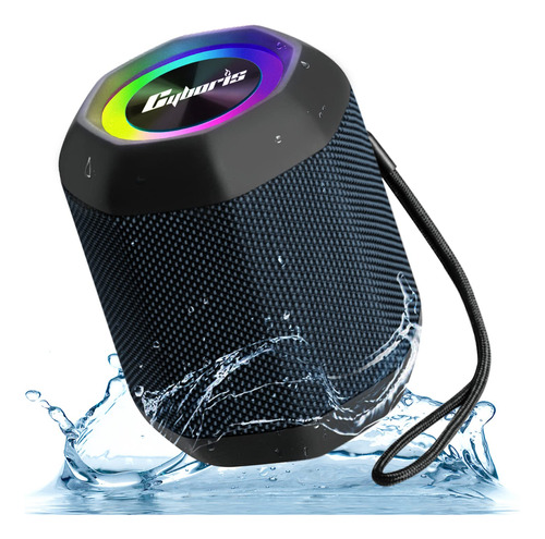 Cyboris Altavoz Bluetooth Porttil, Ipx7 Impermeable Con Soni