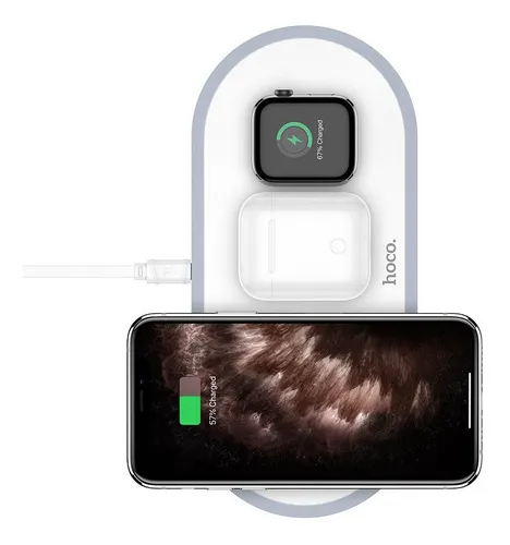 Cargador Inal mbrico Para iPhone Apple Watch AirPods 18w Cuotas