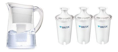 Brita 10 Cup Everyday Water Pitcher With 1 Filter, Bpa Free,