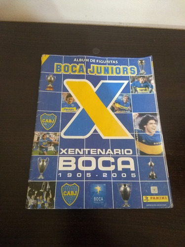 Album Boca Juniors Xentenario 1905 2005 Con 48 Figuritas