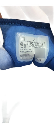 Jordan 1 Low Se Azul Verdadero - No Caja (Usado)