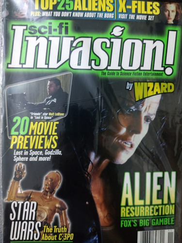 Revista Wizard Sci Fi Invasion Fall 1997