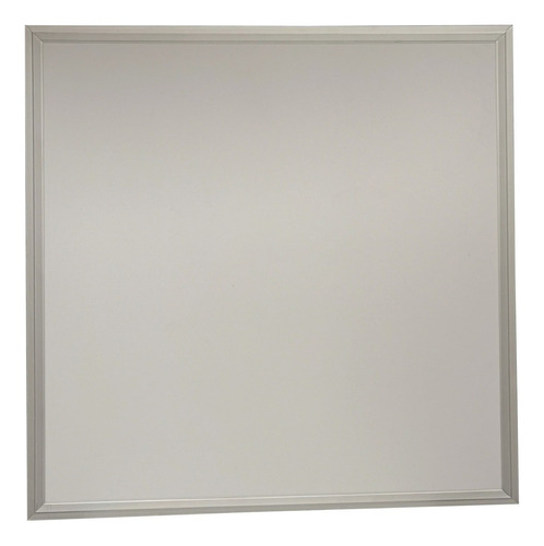 10 Pz Panel Led 60x60cm 48w Para Falso Plafon O Flotante Ml Color Marco Blanco Luz Fria 6500k