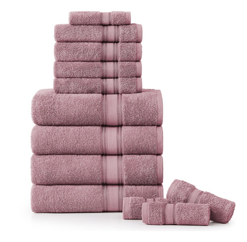 Juego De Toallas De Baño Lane Linen Luxury, 12 Piezas, 100%