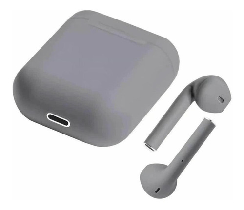 Imagem 2 de 2 de Fone De Ouvido In-ear Sem Fio I12 Tws Cinza