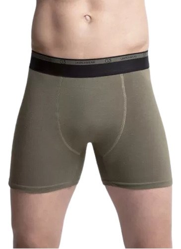 Pack Por Mayor 6 Boxer G3 Algodon Pierna Larga Liso Hombre