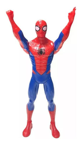 Muñeco Hombre Araña Spiderman Articulado Rojo Y Azul Calidad