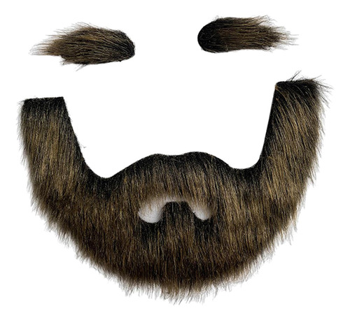 Conjunto De Barba Y Cejas Postizas, Disfraz De Bigote Para