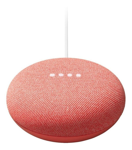 Imagen 1 de 3 de Google Nest Mini 2nd Gen con asistente virtual Google Assistant coral 110V/220V