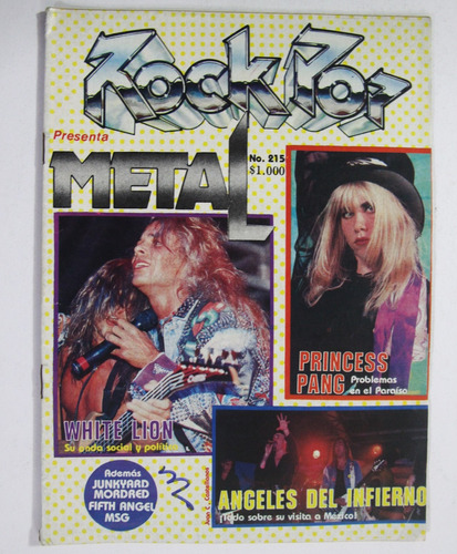 Gusanobass Revista Rock Pop Metal 215 White Lion Angeles Inf