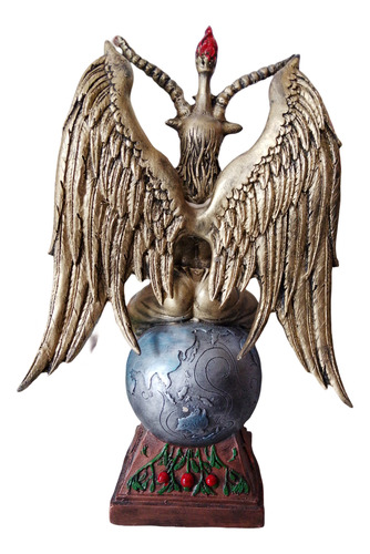 Santería Baphomet Figura Demonio 35 Cm Escultura