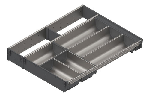 Divisor De Talheres Orga-line Blum Inox Escovado Cinza Blum