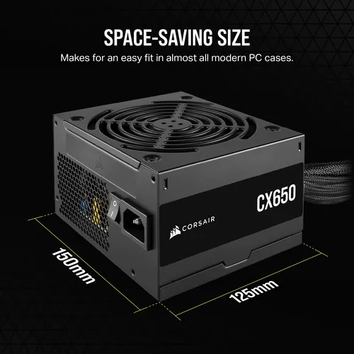 Fuente De Alimentación Corsair Cx650 80 Plus Bronze 650w