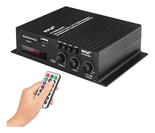 Pacote De Amplificador Bluetooth Pyle 120w Para Home Theater