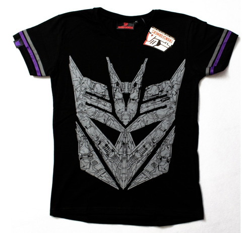 Imagen 2 de 6 de Remera - Transformers - Decepticons - Licencia Oficial